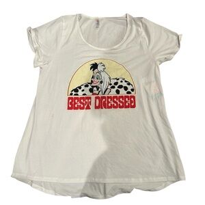 LuLaRoe Disney Cruella DeVille t shirt. Size 2XL.